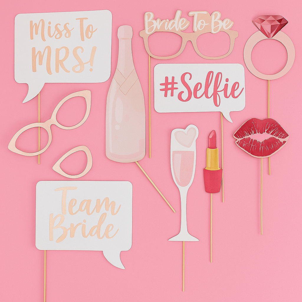 10-delig ‘Bride to Be’ & Team Bride Decor voor Vrijgezellenfeest
