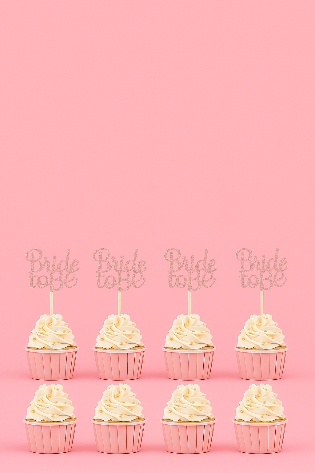 Bride to Be Cupcake Toppers – 12 stuks