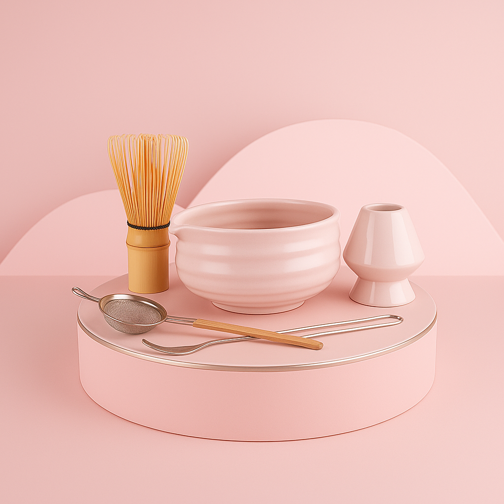 Luxe Matcha Set Roze