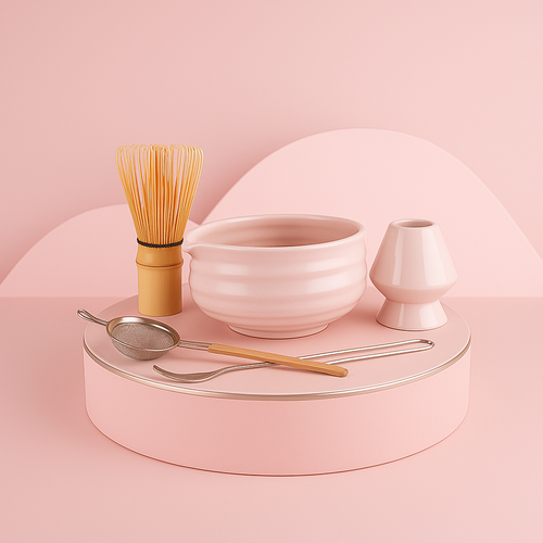 Luxe Matcha Set Roze
