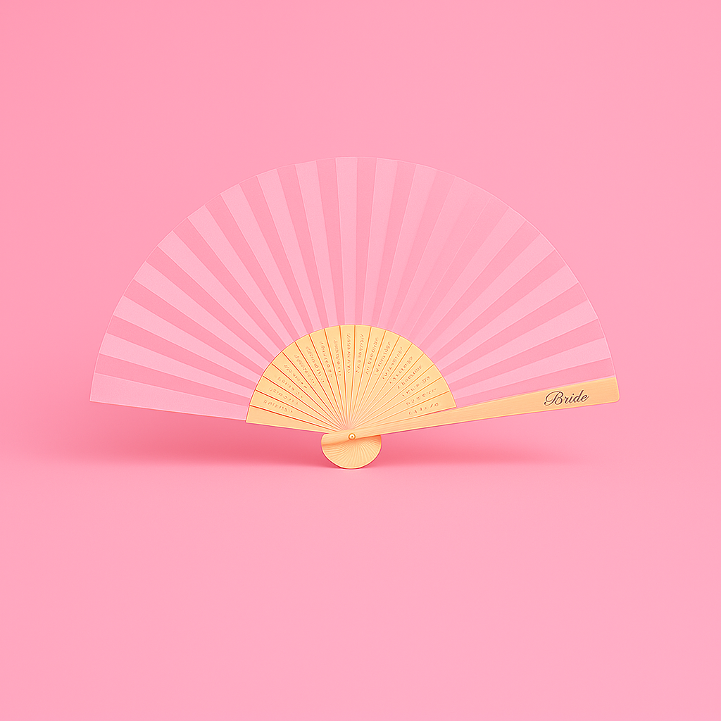 Luxe Roze Waaiers – Set van 10 met Opbergzakjes Perfect voor Vrijgezellenfeest!