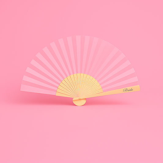 Luxe Roze Waaiers – Set van 10 met Opbergzakjes Perfect voor Vrijgezellenfeest!