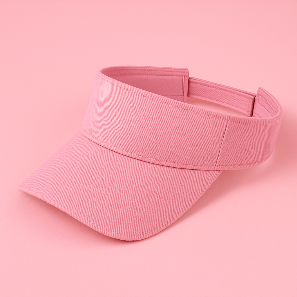 Verstelbare Roze Sportieve Zonneklep