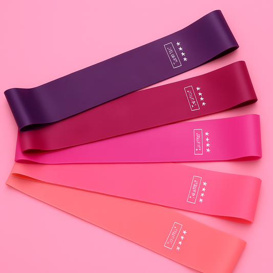 Vijfdelige Set Weerstandsbanden – Verschillende Sterktes – TPE Materiaal