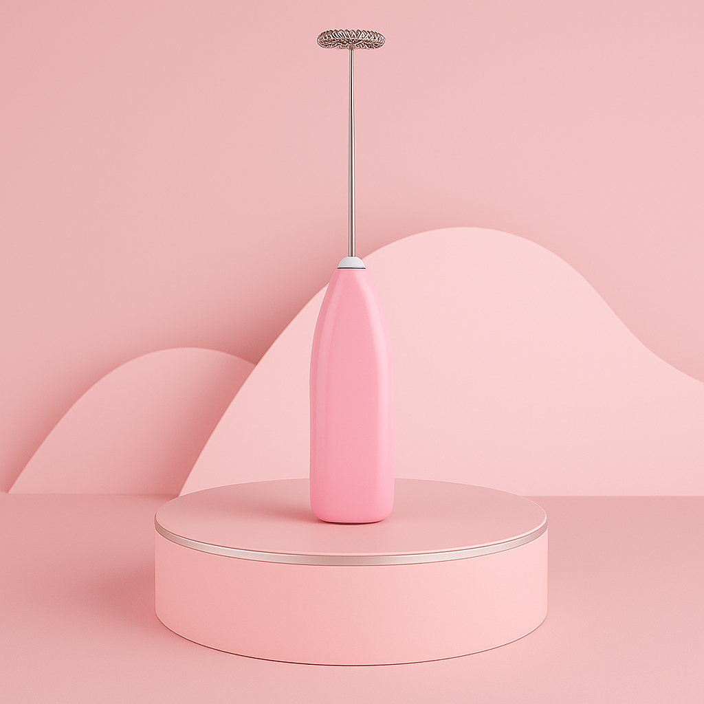 Elektrische Melkschuimer – Roze Draadloos
