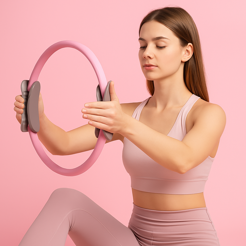 ✨ Roze Pilatesring – 38cm | Ideaal voor Kracht, Balans & Core Oefeningen