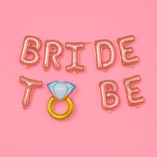 'Bride to Be' Folieballonset (16 inch)