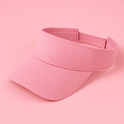 Verstelbare Roze Sportieve Zonneklep