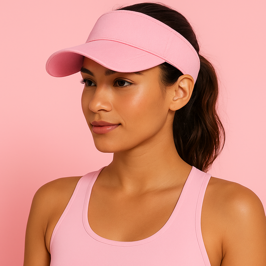 Verstelbare Roze Sportieve Zonneklep