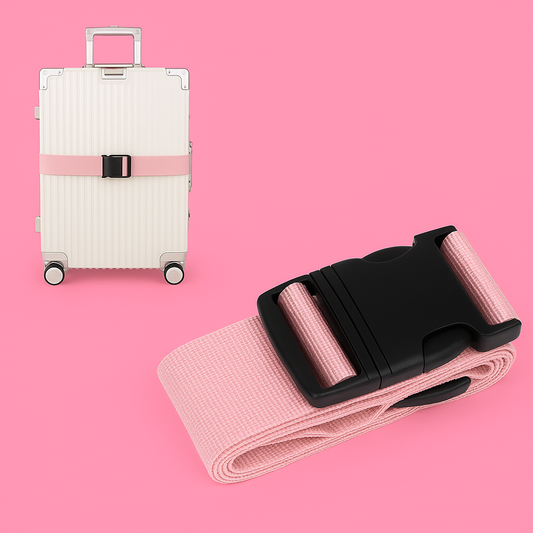 Verstelbare Bagageriem – roze (180 x 5 cm)