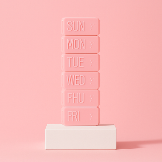 🩷 Roze 7-daagse Pillendoos