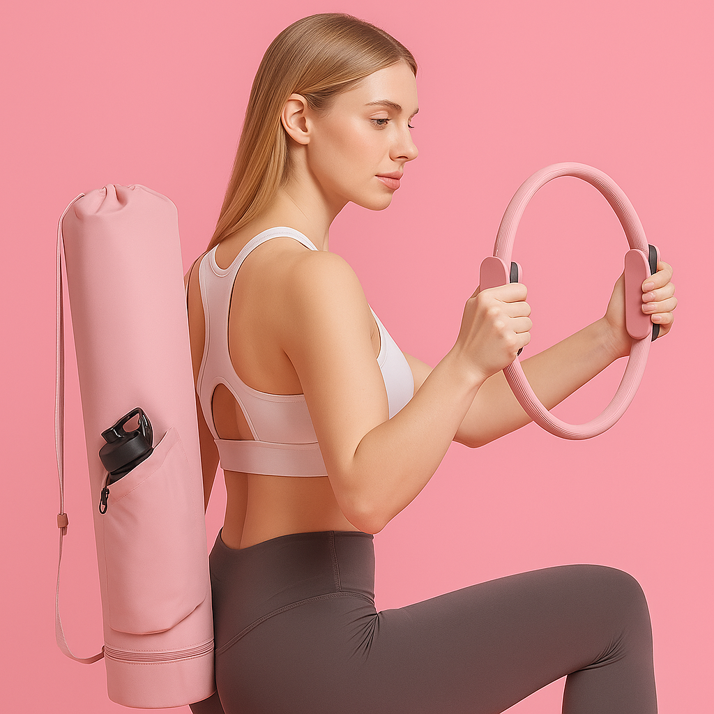✨ Roze Pilatesring – 38cm | Ideaal voor Kracht, Balans & Core Oefeningen